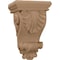 Ekena Millwork 6"W x 3 1/4"D x 8 1/4"H Thin Acanthus Leaf Corbel, Alder COR06X03X08ACAL - alternate 1